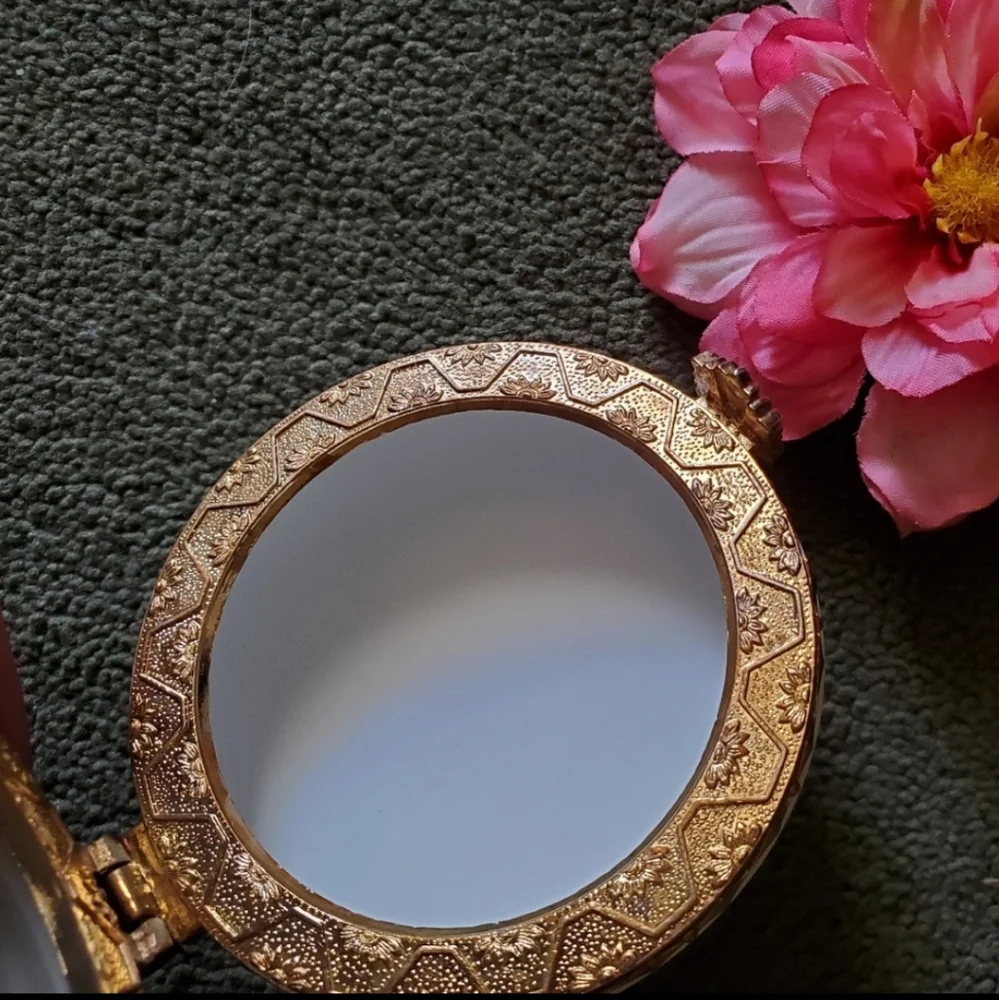 Vintage Handpainted Floral Trinket Box